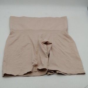 Nearly Nude Womens Shaping Shorts Beige High Waisted Abdomen‎ Nylon XL/1X NEW
